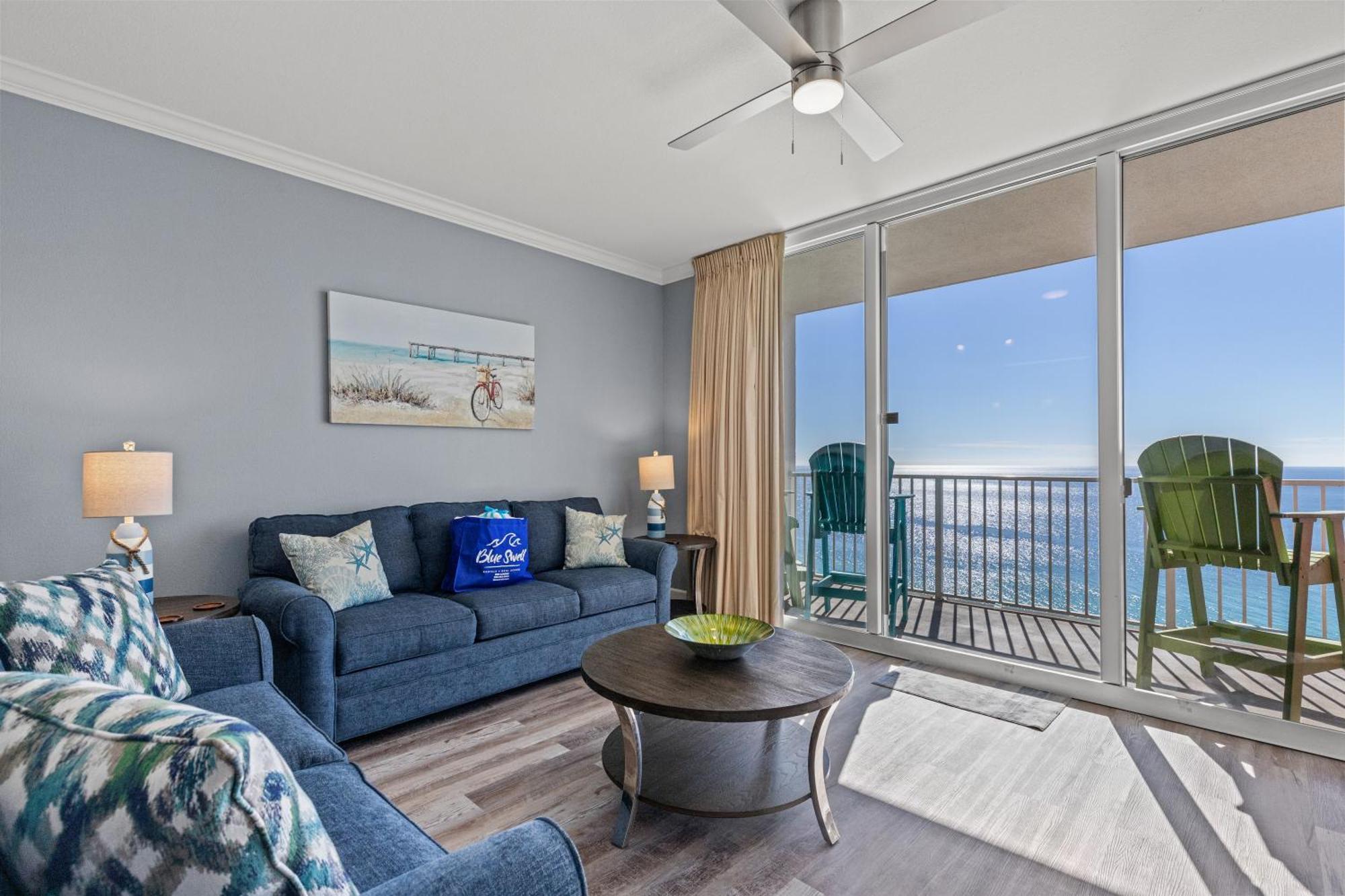 Tidewater Escape: 1Br/2Ba Beachfront Condo, Sleeps 6, Gulf Views & Comfort! Panama City Beach Exterior foto